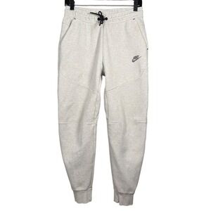 NIKE Men's Revival Tech Fleece Jogger, Heather Gray, Size Small